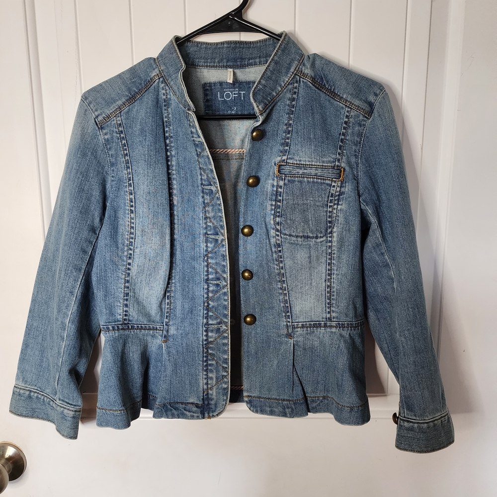 LOFT Women's Blue Denim Jacket